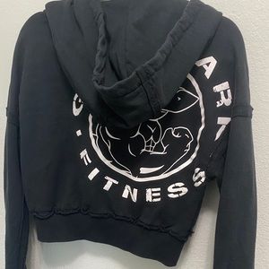 Gymshark Legacy Fitness Track Top Zip Up Hoodie Crop